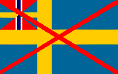 unionsflagga - Sverige-Norge Ã¶verkryssad