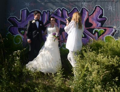 Visby Graffiti - bröllopspar Visby Graffiti - bröllopspar