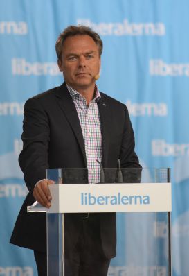 Folkpartiet Liberalernas partiledare Jan Björklund talar i Almedalen 2012