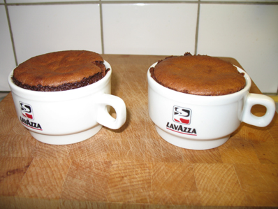 bild - varm chokladpudding