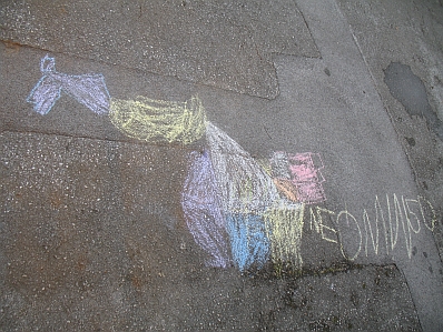 kritmÃ¤lning pÃ¥ asfalt