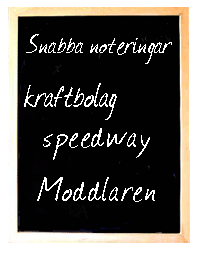infotavla - snabba noteringar - dagens innehÃ¥ll