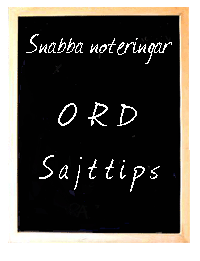 infotavla - snabba noteringar - dagens innehÃ¥ll