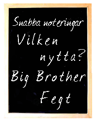 infotavla - snabba noteringar - dagens innehÃ¥ll