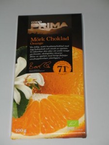 Coop Prima - Mörk choklad Orange