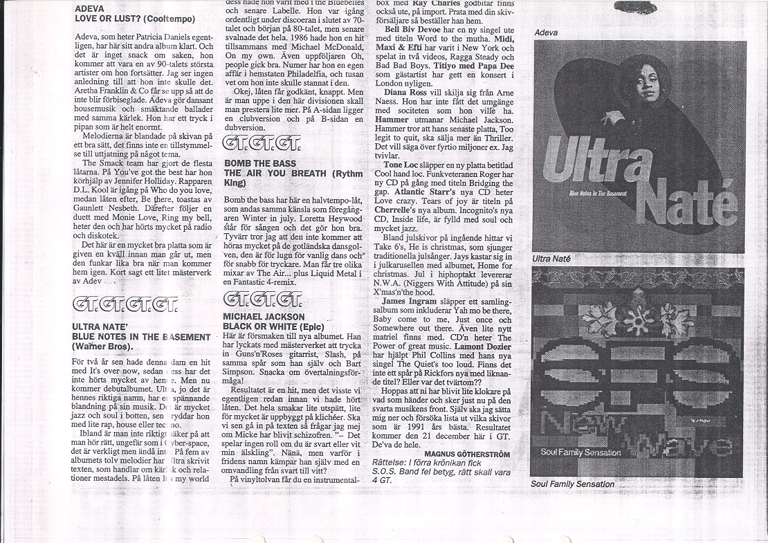 Soul & Funk 16 november 1991